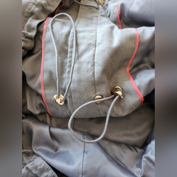 Womens Vince Camuto lightweight suede like jacket size Small - Picture 9 of 9